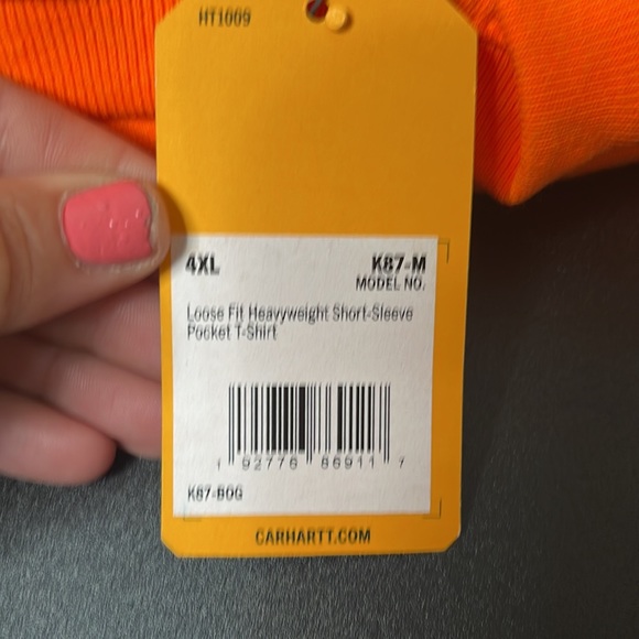 Carhartt 4XL T-shirt new with tag. - Picture 7 of 7